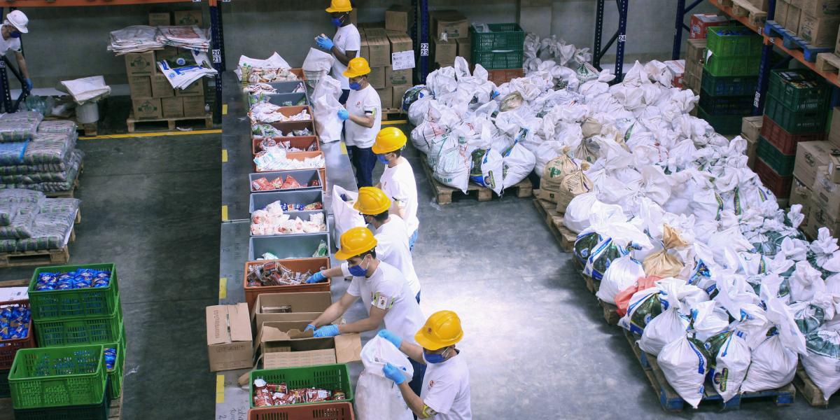 El Banco de Alimentos de Bogotá ha logrado distribuir 230 millones de kilos de comida, en 20 años.