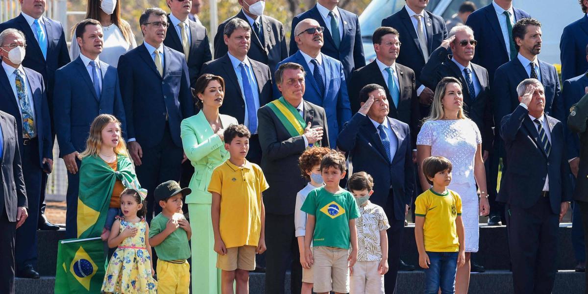 Jair Bolsonaro celebró este martes el día de la independencia de Brasil.