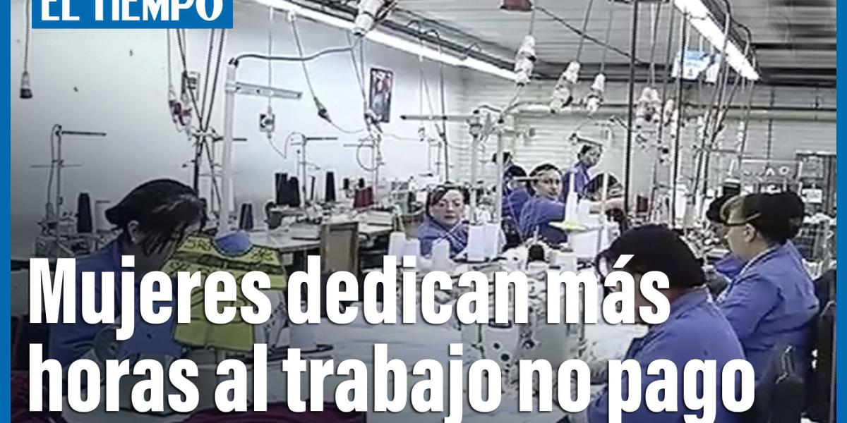 Mujeres dedicadas más horas al trabajo no pago