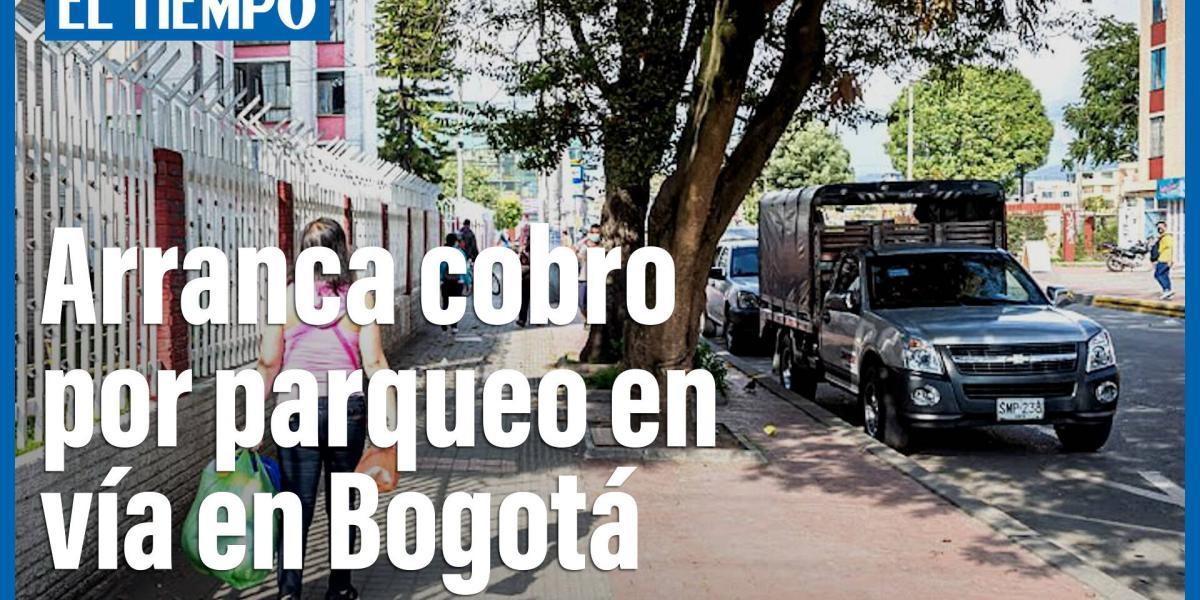 Así funcionará el cobro por parqueo en vía en Bogotá.