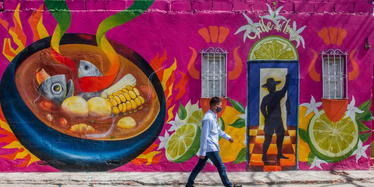 Los murales se han convertido en atractivo del sector.