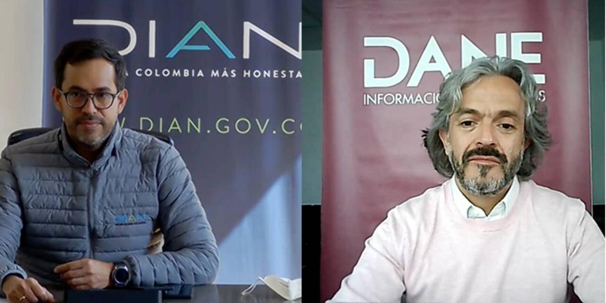 La Dian y el Dane firman acuerdo de cooperación interinstitucional para acceso a información tributaria y aduanera.