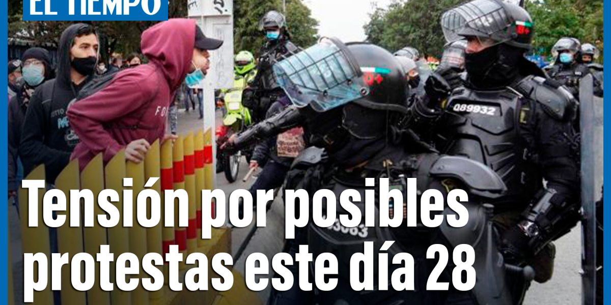 2.630 policías vigilarán la ciudad de Bogotá este 28 de enero.