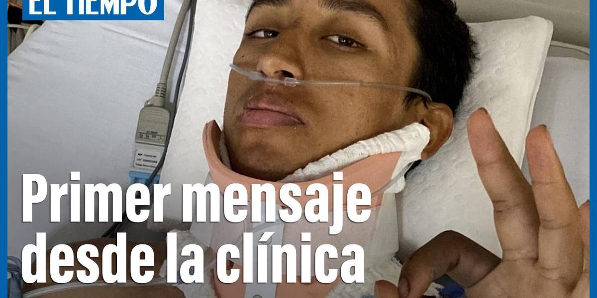 El ciclista colombiano avanza en su recuperación luego del accidente que sufrió el lunes pasado en una carretera del centro de Colombia.