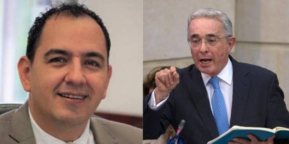 Carlos Gutiérrez y Álvaro Uribe