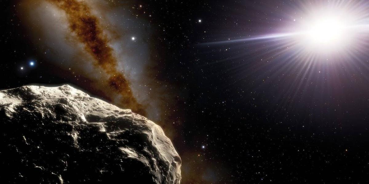 Ilustración del asteroide troyano 2020 XL5.