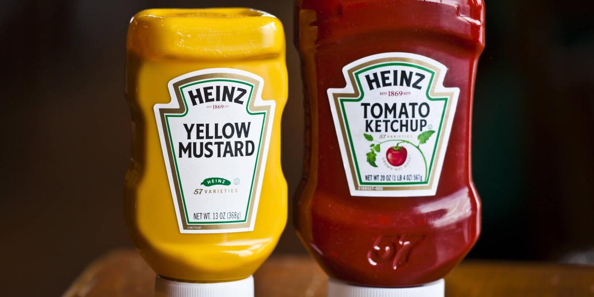 prueba del logotipo de heinz