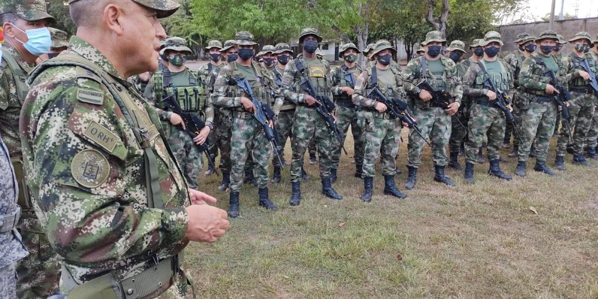 El comandante de las FF. MM. el general Luis Fernando Navarro, revisó estrategia de seguridad para 2022.