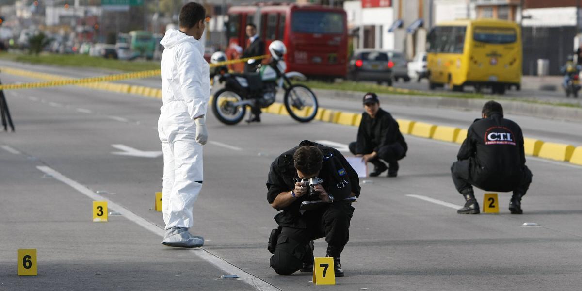 A la Fiscalía le preocupa el homicidio por sicariato que afecta a varias zonas de Bogotá.