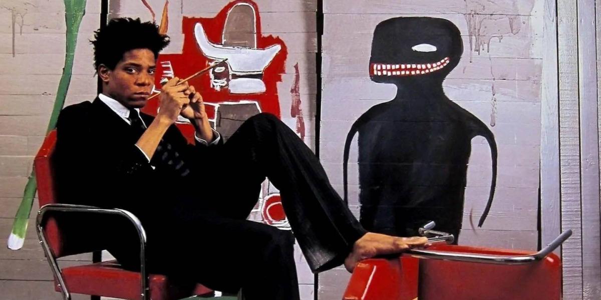 El artista haitiano-estadounidense Jean-Michel Basquiat.