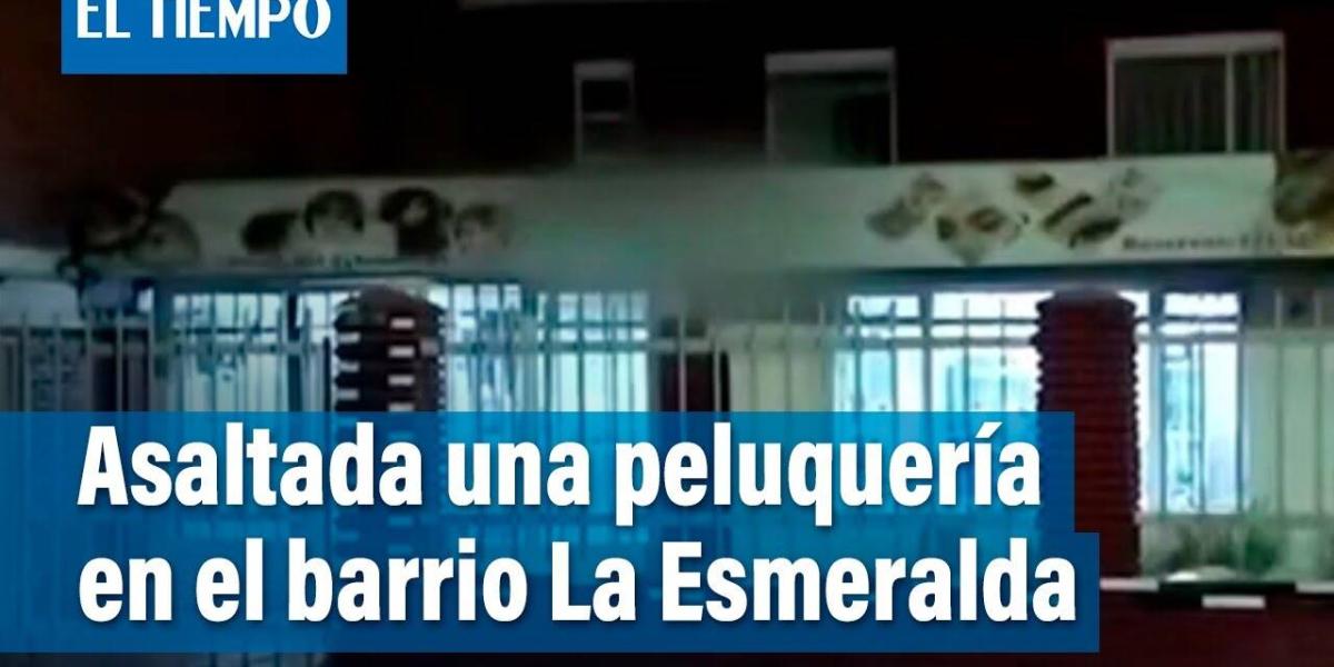 Sujetos armados robaron una peluquería en La Esmeralda
