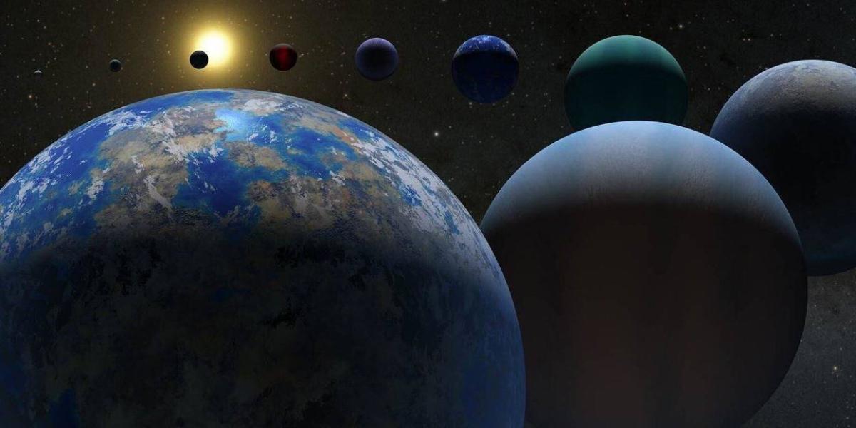 ¿Cómo son los planetas fuera de nuestro sistema solar, o exoplanetas? En esta ilustración se muestra una variedad de posibilidades.