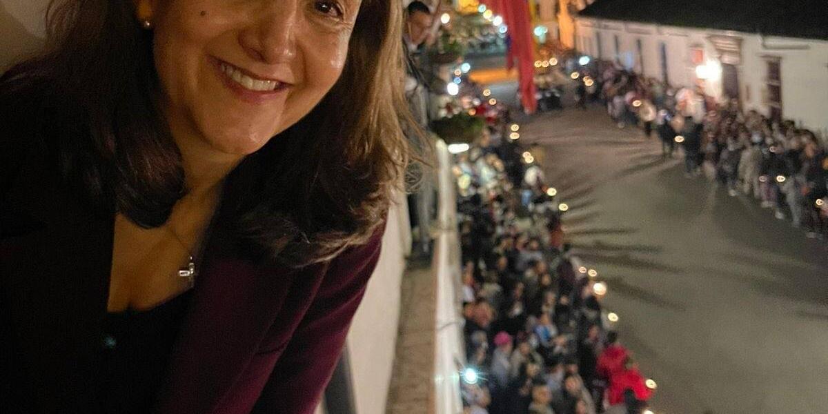 La candidata presidencial Ingrid Betancourt en Popayàn