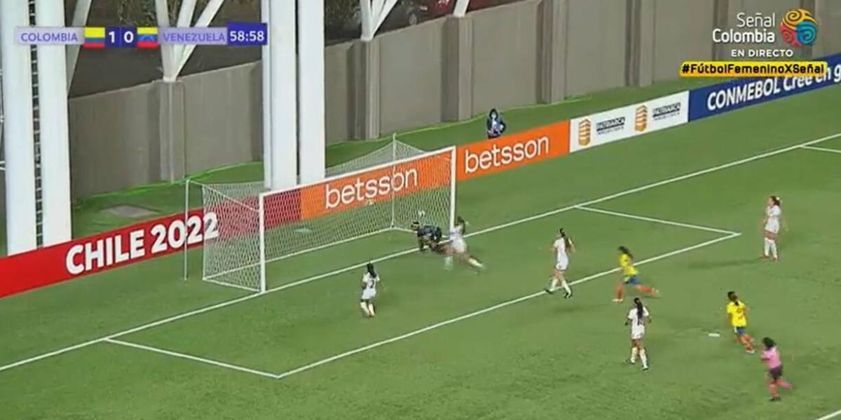 La acción de gol que no le dieron a la Selección Colombia Femenina Sub-20.