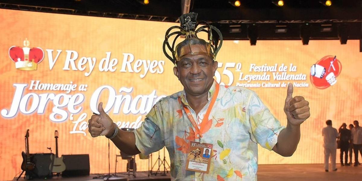 Almes Granados ganó el título de rey de reyes en el Festival Vallenato.