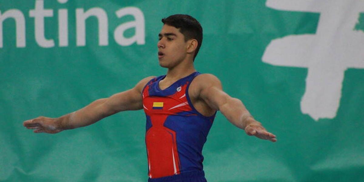 Andrés Barajas, gimnasta colombiano.