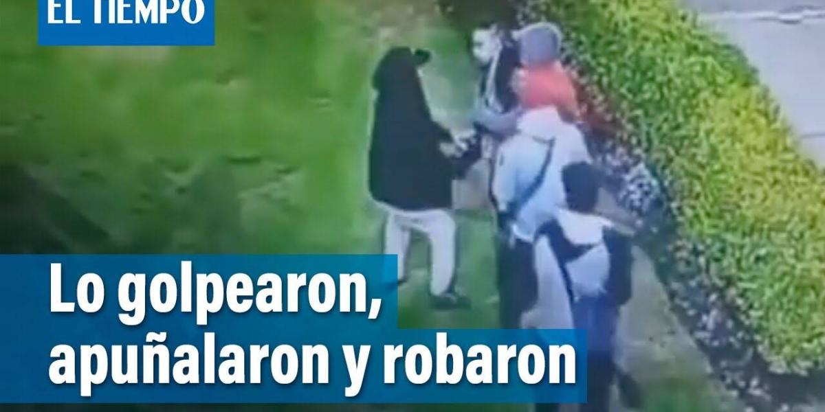 Robo en Bogotá: seis delincuentes golpean y apuñalan a joven por robarlo