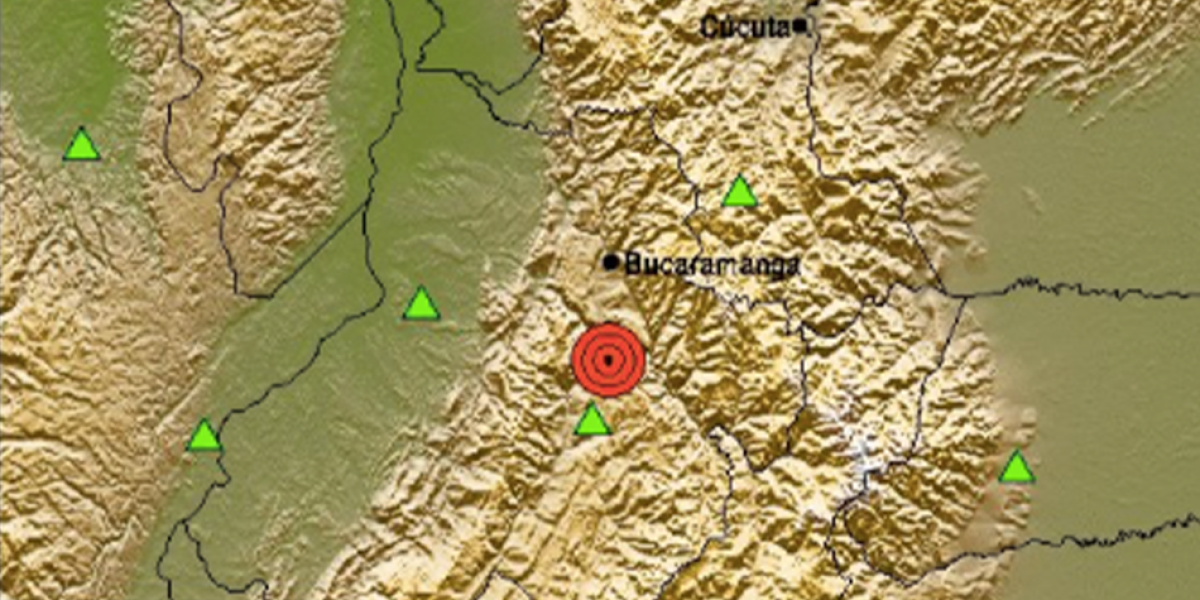 Alrededor de las 9:20 a. m. se reportó el sismo de una magnitud de 4,0.