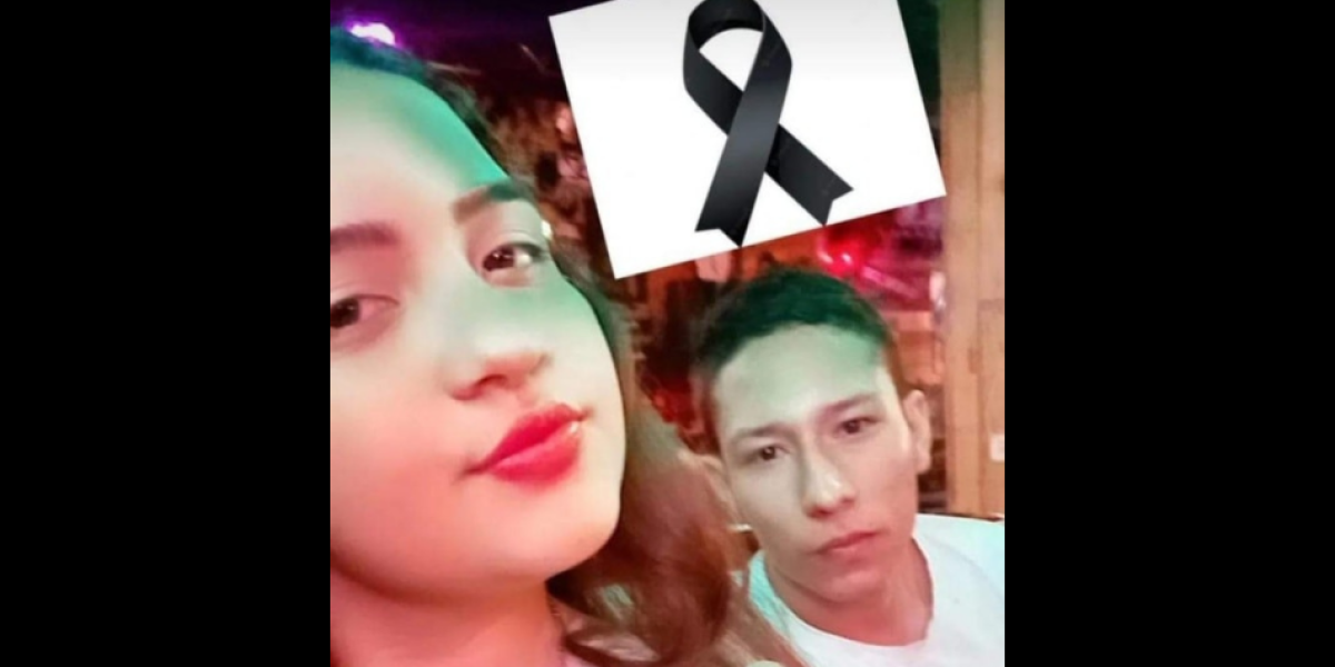 Los novios Anny Yuliana Contreras y Yeferson Yair Pérez murieron en el choque.