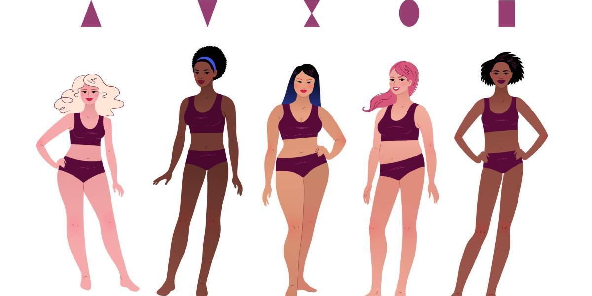 Tipos de cuerpo de Mujer