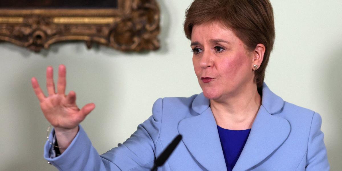La primera ministra de Escocia, Nicola Sturgeon, inició la campaña para un nuevo referendo.