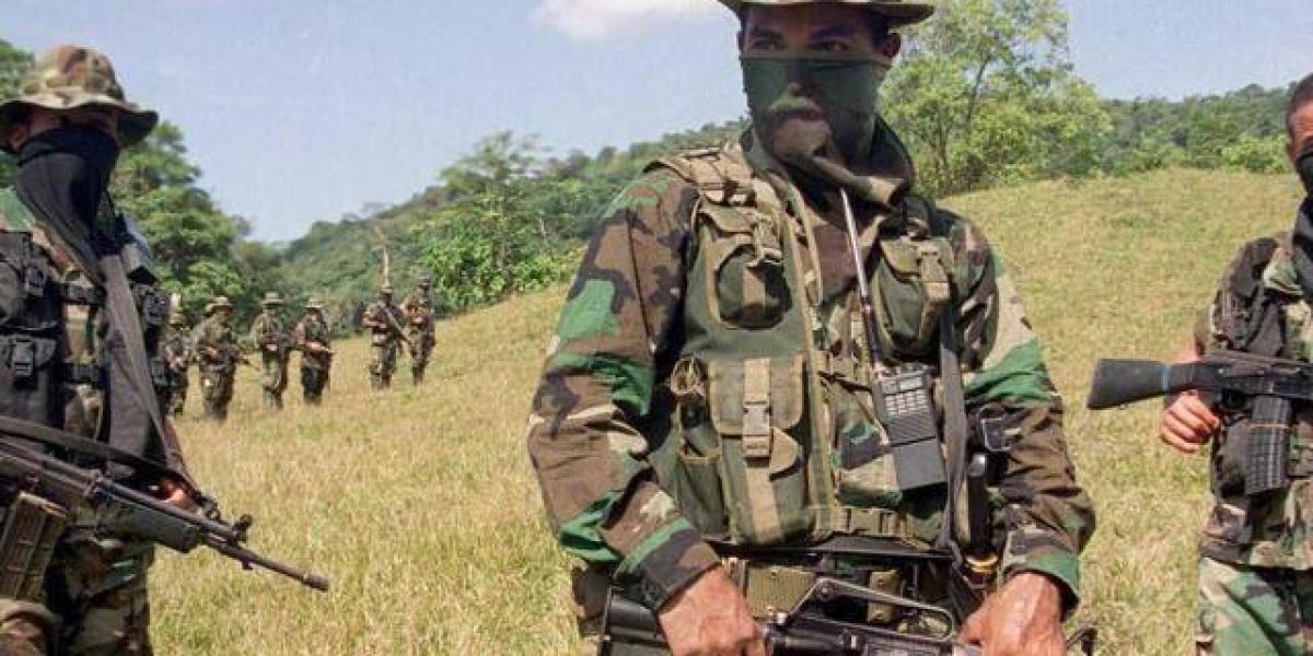 Grupos armados, en el norte del Cauca.