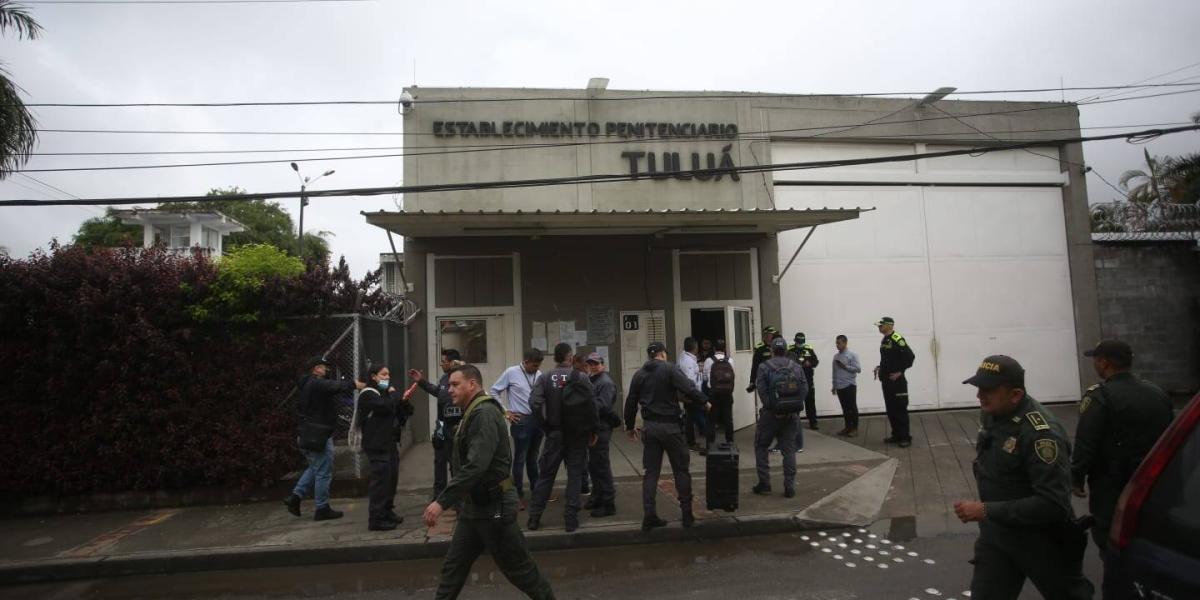 Cárcel de Tuluá, sitio donde ocurrió la tragedia que deja, preliminarmente, 51 muertos.