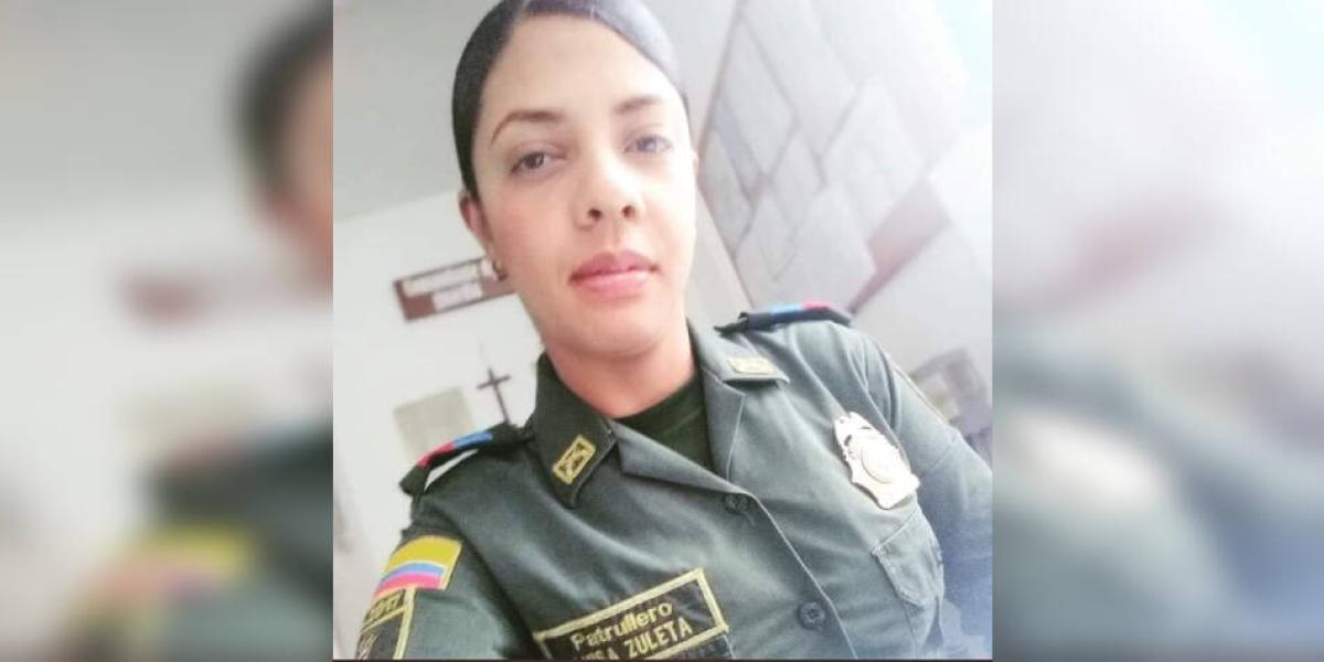 Luisa Fernanda Zuleta, patrullera asesinada en Yarumal