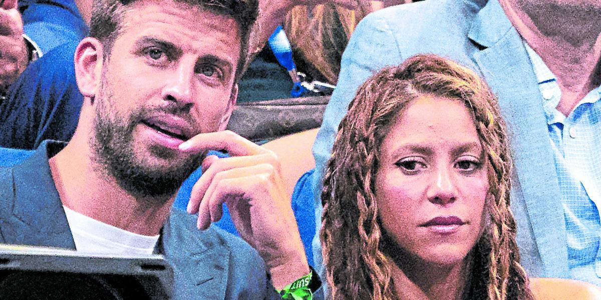 Piqué y Shakira ven un partido de Nadal en 2019.