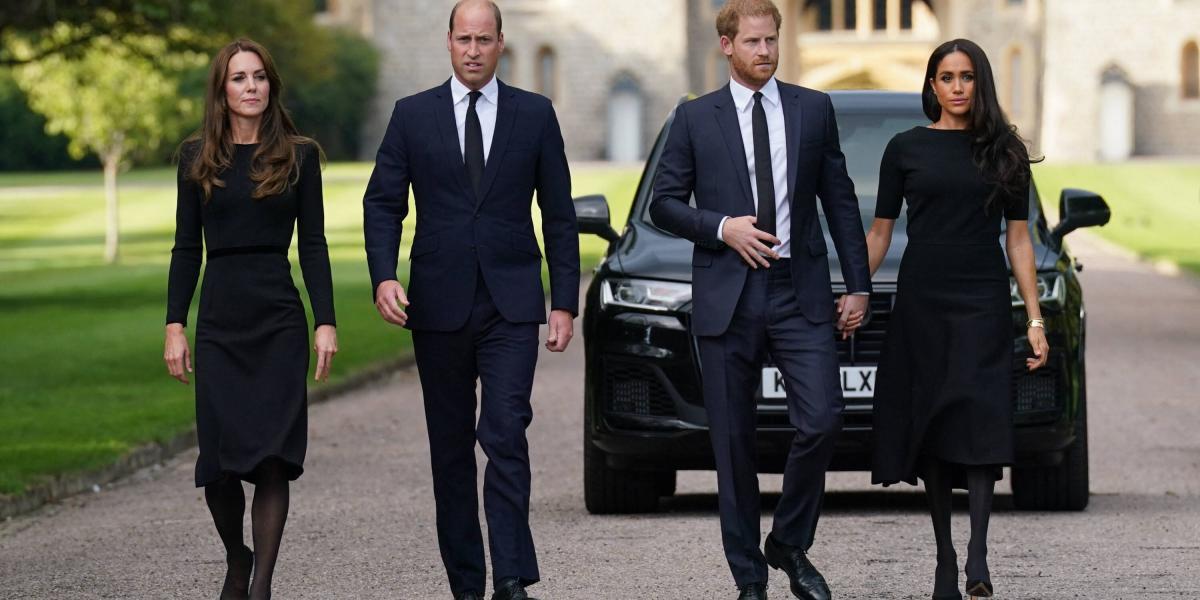 funeral del joven principe harry y william