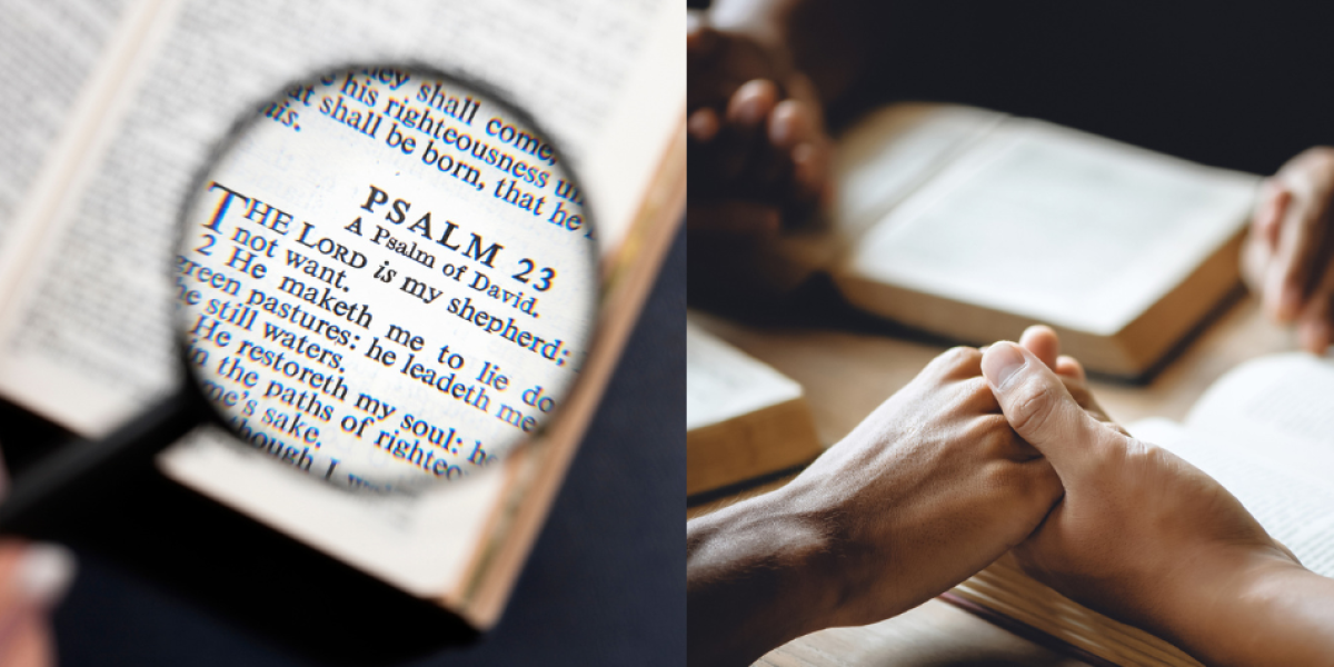 Los salmos son un conjunto de cinco libros de poesía religiosa.