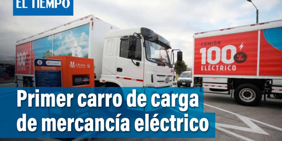 Un colombiano creó el primer carro eléctrico de carga de mercancía