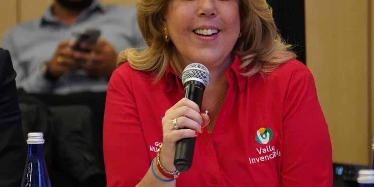 Clara Luz Roldán, gobernadora del Valle.