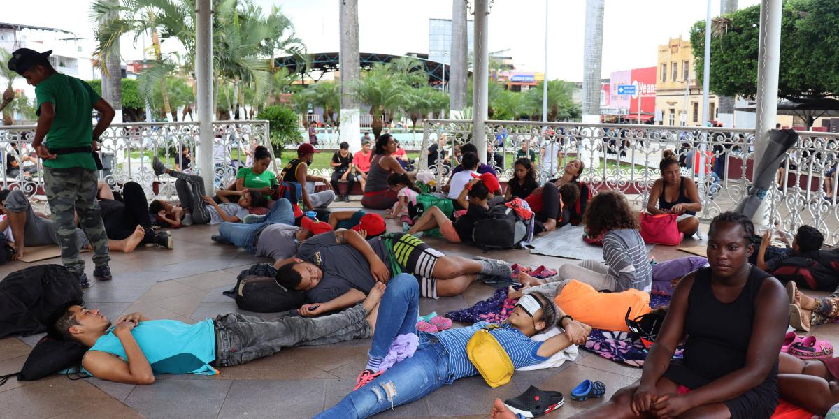 Caravana de venezolanos parte del sur de M xico pese a restricciones