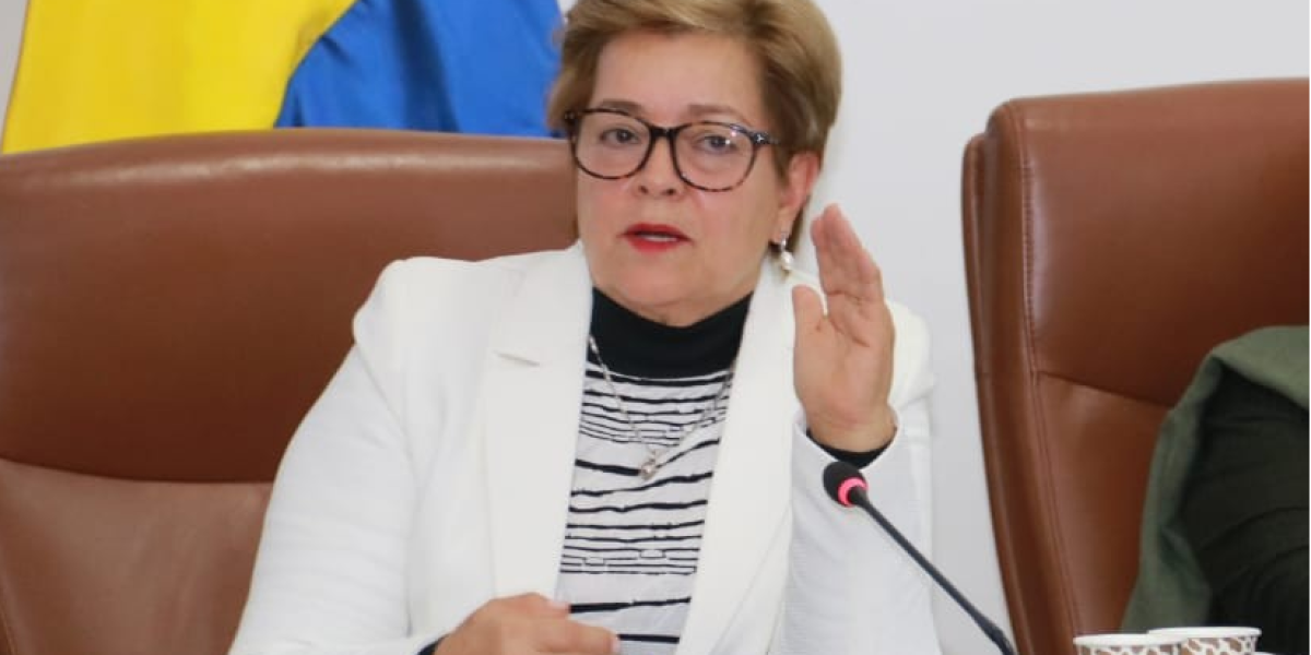 La ministra del Tranajo, Gloria Inés Ramírez.