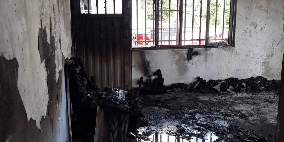 Casa de periodista Johana quemada por incendio en Cali