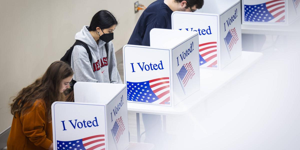 Votantes en Pensilvania, Estados Unidos.