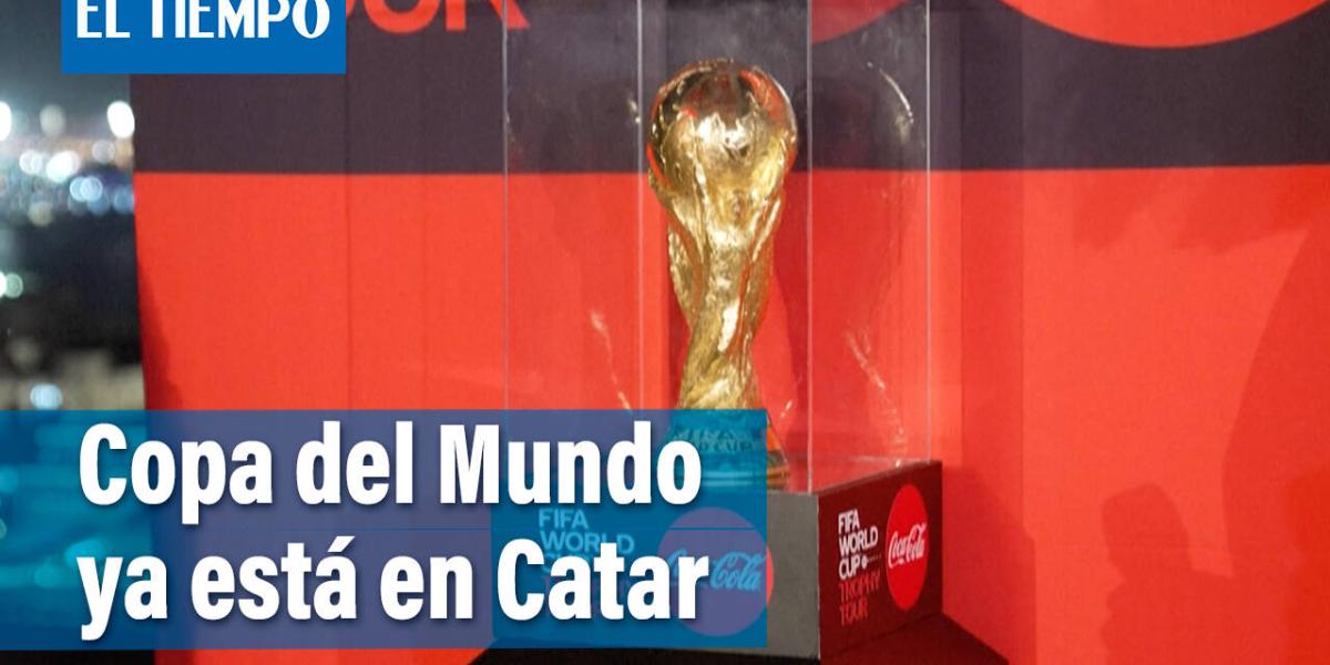 El trofeo y los aficionados llegan a Catar, a una semana del Mundial
