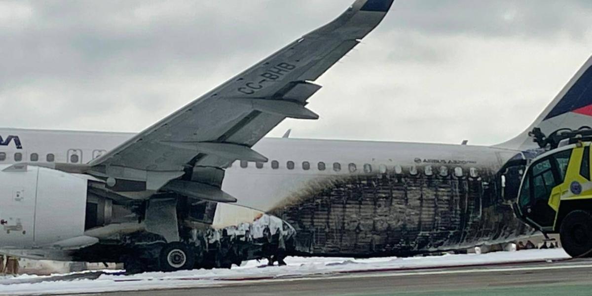 Accidente de avión de Latam en Perú.