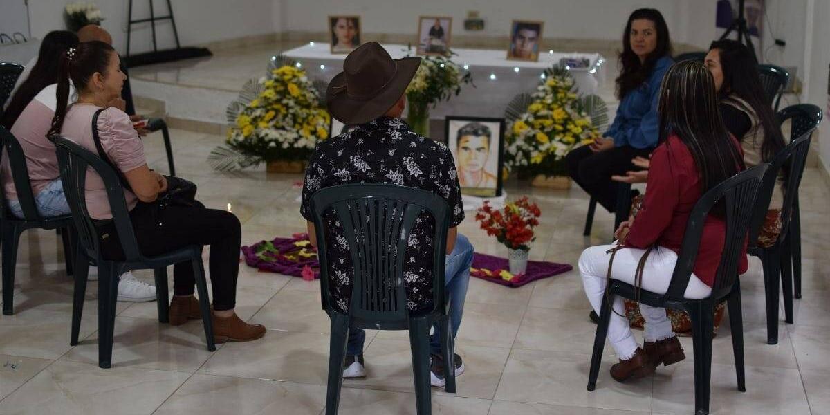 Entrega digna de dos víctimas del conflicto en Samaná, Caldas.