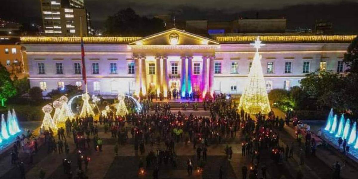 Navidad: Casa de Nariño encendió sus luces para celebrar las fiestas
