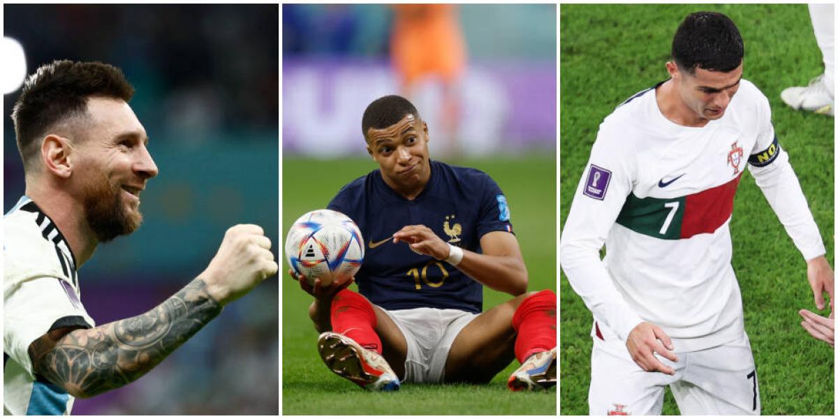 Lionel Messi, Kylian Mbappé y Cristiano Ronaldo, tres de los jugadores más relevantes en la actualidad en el fútbol internacional.