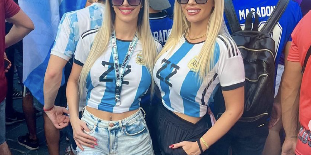 Fotos: 'Noe' y 'Milu', las argentinas que se desnudaron en Qatar 2022