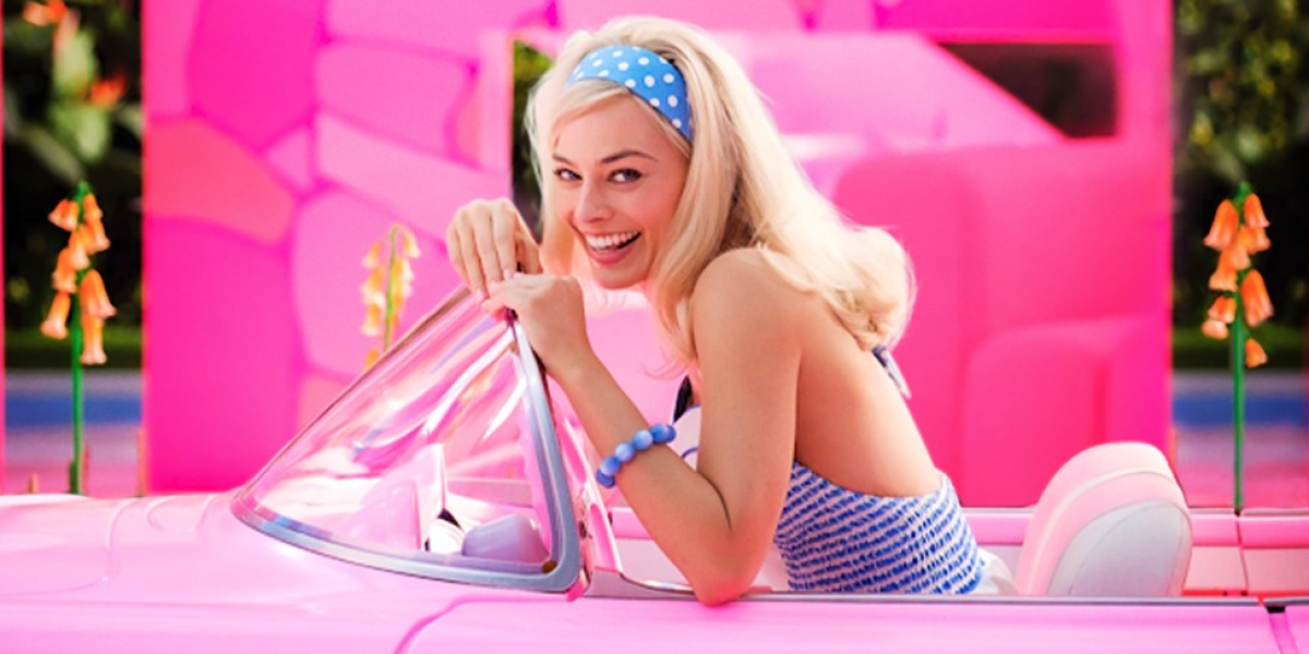 Margot Robbie en la película de Barbie, dirigida por Greta Gerwig y cuyo estreno está previsto para julio.