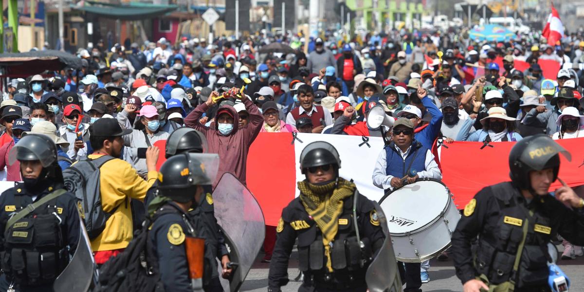El 4 de enero se retomaron las manifestaciones en Perú, en contra del gobierno de Dina Boluarte