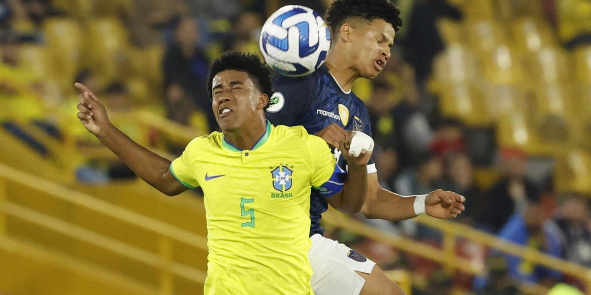 Brasil vs. Ecuador en el sub-20.