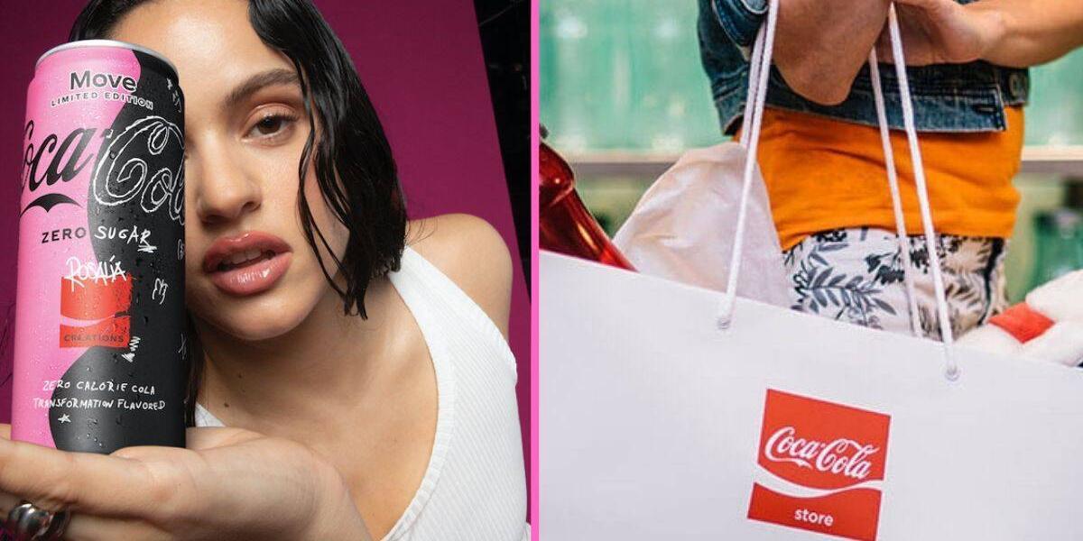 Coca-Cola y Rosalía crean una nueva bebida para el publico.