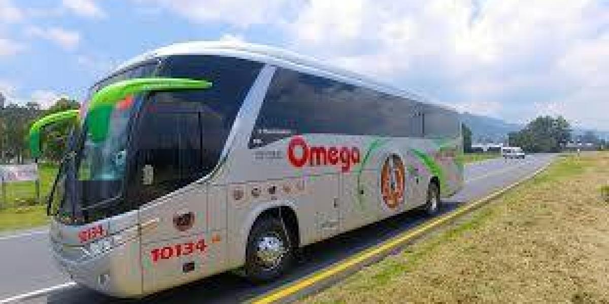 Un bus de la empresa Omega fue víctima del ataque de los ladrones.