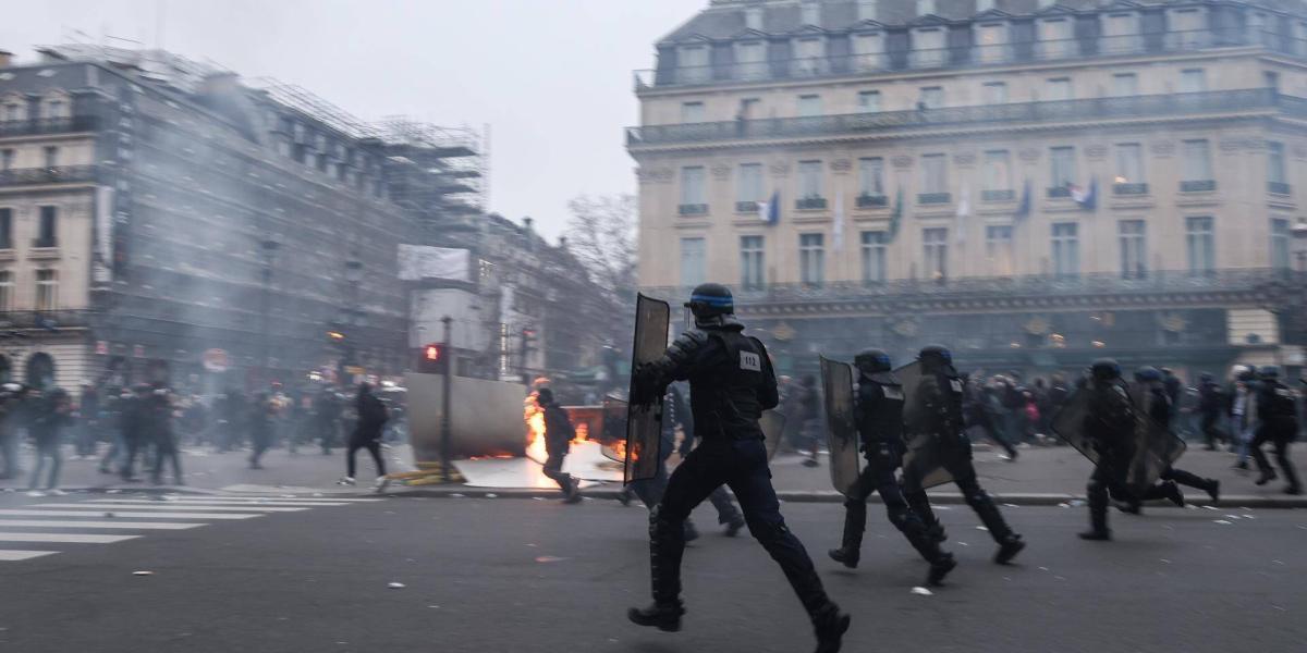 Protestas en Francia.