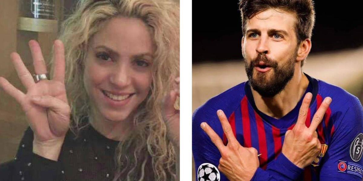Piqué y Shakira en los memes del Barcelona.